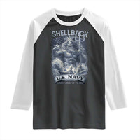 Navy Veteran Raglan Shirt King Neptune Shellback Ancient Order Of The Deep - Wonder Print Shop