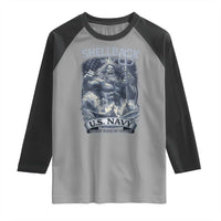 Navy Veteran Raglan Shirt King Neptune Shellback Ancient Order Of The Deep - Wonder Print Shop