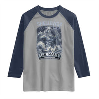 Navy Veteran Raglan Shirt King Neptune Shellback Ancient Order Of The Deep - Wonder Print Shop