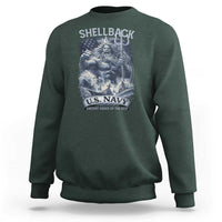 Navy Veteran Sweatshirt King Neptune Shellback Ancient Order Of The Deep - Wonder Print Shop