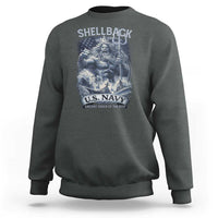 Navy Veteran Sweatshirt King Neptune Shellback Ancient Order Of The Deep - Wonder Print Shop