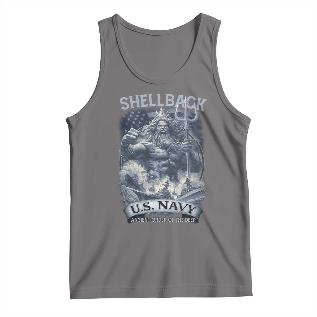 Navy Veteran Tank Top King Neptune Shellback Ancient Order Of The Deep - Wonder Print Shop