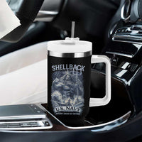 Navy Veteran Tumbler With Handle King Neptune Shellback Ancient Order Of The Deep - Wonder Print Shop
