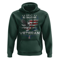 Navy Submarine Veteran Hoodie Military Patriotic Vintage American Flag
