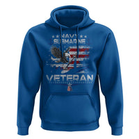 Navy Submarine Veteran Hoodie Military Patriotic Vintage American Flag
