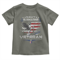 Navy Submarine Veteran Toddler T Shirt Military Patriotic Vintage American Flag