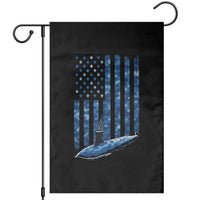 Patriotic Submarine Veteran Garden Flag Submariner Vintage Camo American Flag - Wonder Print Shop