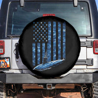 Patriotic Submarine Veteran Spare Tire Cover Submariner Vintage Camo American Flag - Wonder Print Shop