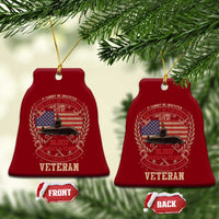 Submarine Veteran Ceramic Ornament It Cannot Be Inherited Nor Can It Be Purchased I Have Earned It - Wonder Print Shop