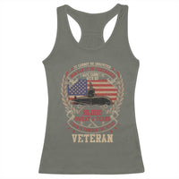 Submarine Veteran Racerback Tank Top It Cannot Be Inherited Nor Can It Be Purchased I Have Earned It - Wonder Print Shop