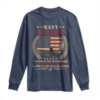 Navy Submarine Long Sleeve Shirt To Find Us You Must Be Good To Catch Us You Must Be Fast - Wonder Print Shop