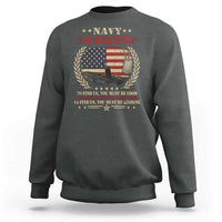 Navy Submarine Sweatshirt To Find Us You Must Be Good To Catch Us You Must Be Fast - Wonder Print Shop