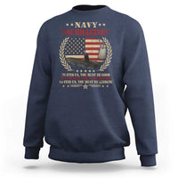 Navy Submarine Sweatshirt To Find Us You Must Be Good To Catch Us You Must Be Fast - Wonder Print Shop