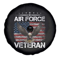 Air Force Veteran Spare Tire Cover Bald Eagle Vintage American Flag TS11