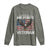 Air Force Veteran Long Sleeve Shirt Bald Eagle Vintage American Flag - Wonder Print Shop