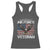 Air Force Veteran Racerback Tank Top Bald Eagle Vintage American Flag - Wonder Print Shop