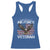 Air Force Veteran Racerback Tank Top Bald Eagle Vintage American Flag - Wonder Print Shop
