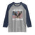 Air Force Veteran Raglan Shirt Bald Eagle Vintage American Flag - Wonder Print Shop