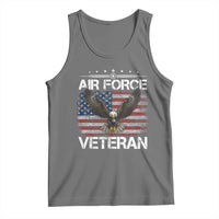 Air Force Veteran Tank Top Bald Eagle Vintage American Flag - Wonder Print Shop