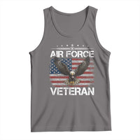 Air Force Veteran Tank Top Bald Eagle Vintage American Flag - Wonder Print Shop