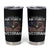 Air Force Veteran Tumbler Cup Bald Eagle Vintage American Flag - Wonder Print Shop