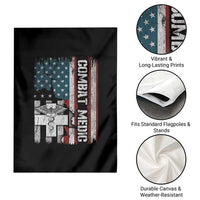 Combat Medic Soldier Garden Flag Medical Military American Flag - Wonder Print Shop