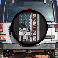 Combat Medic Soldier Spare Tire Cover Medical Military American Flag - Wonder Print Shop
