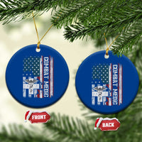 Combat Medic Soldier Ceramic Ornament Medical Military American Flag - Wonder Print Shop