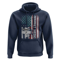 Combat Medic Soldier Hoodie Medical Military American Flag - Wonder Print Shop