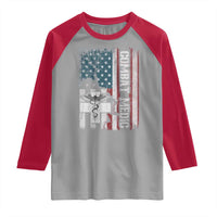 Combat Medic Soldier Raglan Shirt Medical Military American Flag - Wonder Print Shop