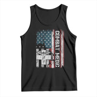 Combat Medic Soldier Tank Top Medical Military American Flag - Wonder Print Shop