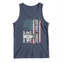 Combat Medic Soldier Tank Top Medical Military American Flag - Wonder Print Shop