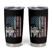 Combat Medic Soldier Tumbler Cup Medical Military American Flag - Wonder Print Shop