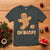 Funny Christmas Gingerbread T Shirt Oh Snap Cookie Baking - Wonder Print Shop