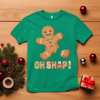Funny Christmas Gingerbread T Shirt Oh Snap Cookie Baking - Wonder Print Shop