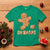 Funny Christmas Gingerbread T Shirt Oh Snap Cookie Baking - Wonder Print Shop