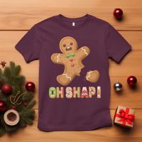 Funny Christmas Gingerbread T Shirt Oh Snap Cookie Baking - Wonder Print Shop