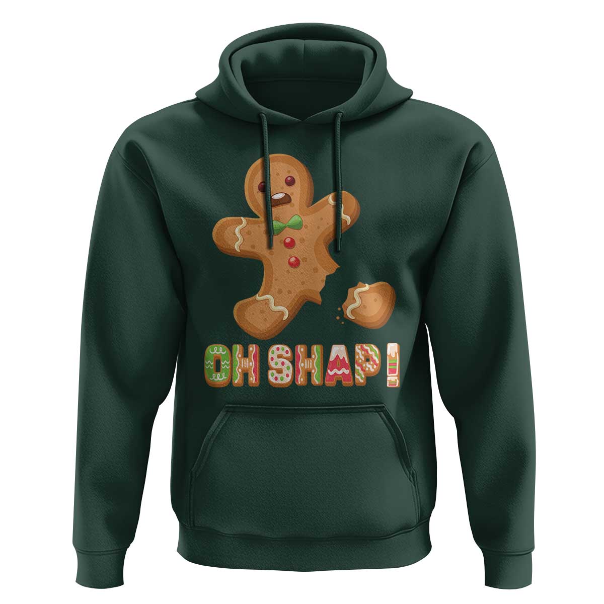 Funny Christmas Gingerbread Hoodie Oh Snap Cookie Baking