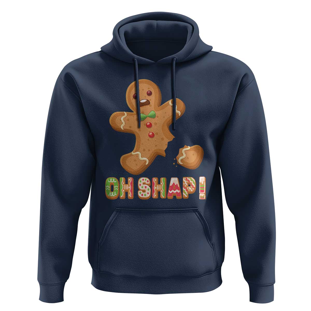 Funny Christmas Gingerbread Hoodie Oh Snap Cookie Baking