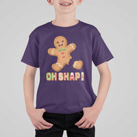 Funny Christmas Gingerbread T Shirt For Kid Oh Snap Cookie Baking - Wonder Print Shop