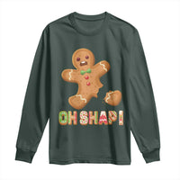 Funny Christmas Gingerbread Long Sleeve Shirt Oh Snap Cookie Baking