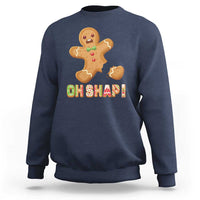 Funny Christmas Gingerbread Sweatshirt Oh Snap Cookie Baking - Wonder Print Shop