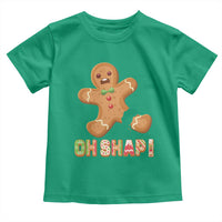 Funny Christmas Gingerbread Toddler T Shirt Oh Snap Cookie Baking