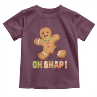 Funny Christmas Gingerbread Toddler T Shirt Oh Snap Cookie Baking