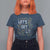 Funny Christmas T Shirt For Women Let's Get Lit Led Lights Xmas - Wonder Print Shop