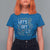 Funny Christmas T Shirt For Women Let's Get Lit Led Lights Xmas - Wonder Print Shop