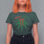 Funny Weed Christmas T Shirt For Women Mistlestoned Mistletoe Led Lights - Wonder Print Shop