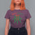Funny Weed Christmas T Shirt For Women Mistlestoned Mistletoe Led Lights - Wonder Print Shop