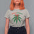 Funny Weed Christmas T Shirt For Women Mistlestoned Mistletoe Led Lights - Wonder Print Shop