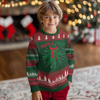 Funny Weed Xmas Ugly Christmas Sweater Mistlestoned Mistletoe Led Lights - Wonder Print Shop
